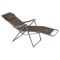 Fauteuil relax de jardin Silos Taupe