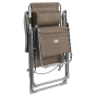 Fauteuil relax de jardin Silos Taupe