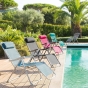 Fauteuil relax de jardin Silos Taupe