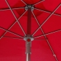 Parasol droit carré Anzio Framboise