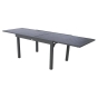 Table de jardin extensible Piazza Graphite 10P