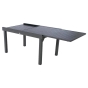 Table de jardin extensible Piazza Graphite 10P