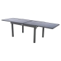 Table de jardin extensible Piazza Anthracite & Graphite