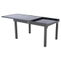 Table de jardin extensible Piazza Anthracite & Graphite