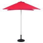 Parasol droit carré Anzio Framboise