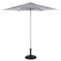 Parasol droit rond Anzio Ardoise