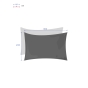 Voile d'ombrage rectangulaire Curacao Ardoise