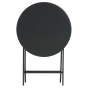 Table de jardin pliante ronde Greensboro Graphite