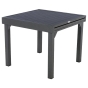 Table de jardin extensible Piazza Graphite