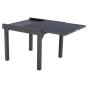 Table de jardin extensible Piazza Graphite