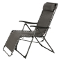 Fauteuil relax de jardin Silos Anthracite