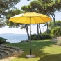 Parasol droit inclinable rond Bogota Safran