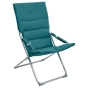 Fauteuil relax de jardin Milos Bleu canard