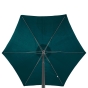 Parasol droit rond Anzio Bleu canard