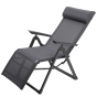 Fauteuil de jardin inclinable Decima Ardoise & Gris quartz