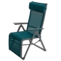 Fauteuil de jardin inclinable Decima Bleu canard & Graphite