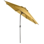 Parasol droit rond Loompa Jaune moutarde