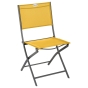 Chaise de jardin pliante Modula Jaune moutarde & Graphite