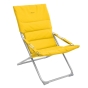 Fauteuil relax de jardin Milos Jaune moutarde