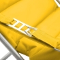 Fauteuil relax de jardin Milos Jaune moutarde