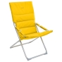 Fauteuil relax de jardin Milos Jaune moutarde