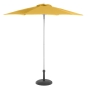 Parasol droit rond Anzio Jaune moutarde