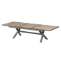 Table de jardin extensible Axiome Honey & Praline