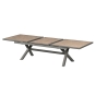 Table de jardin extensible Axiome Honey & Praline