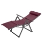 Fauteuil de jardin inclinable Decima Bordeaux & Graphite