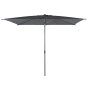 Parasol droit rectangulaire Loompa Ardoise