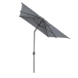 Parasol droit rectangulaire Loompa Ardoise