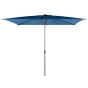 Parasol droit rectangulaire Loompa Bleu indigo