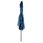 Parasol droit rectangulaire Loompa Bleu indigo