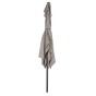 Parasol droit rectangulaire Loompa Taupe