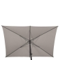 Parasol droit rectangulaire Loompa Taupe