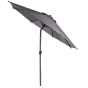 Parasol droit rond Loompa Ardoise