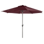 Parasol droit rond Loompa Bordeaux