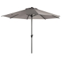 Parasol droit rond Loompa Taupe