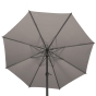 Parasol droit rond Loompa Taupe