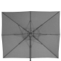 Parasol Décentré Eléa 4x3M Inclinable Ardoise