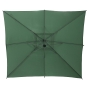 Parasol déporté carré Manoa Vert olive