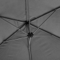 Parasol déporté rond Manoa Ardoise & Graphite