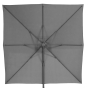 Parasol Décentré Eléa 3x3M Inclinable Ardoise & Graphite