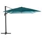 Parasol Décentré Eléa 4x3M Inclinable Bleu canard