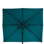 Parasol Décentré Eléa 4x3M Inclinable Bleu canard