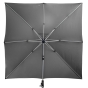 Parasol déporté  Équador Ardoise 3x3m