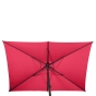 Parasol droit rectangulaire Loompa Grenade