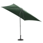 Parasol droit rond Soya Vert Olive