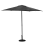 Parasol droit rond Soya Ardoise