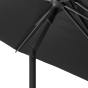 Parasol droit rond Soya Ardoise